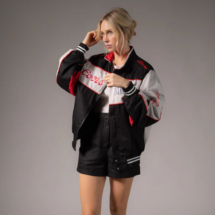 Coors Light Official Team Racing Jacket- Black